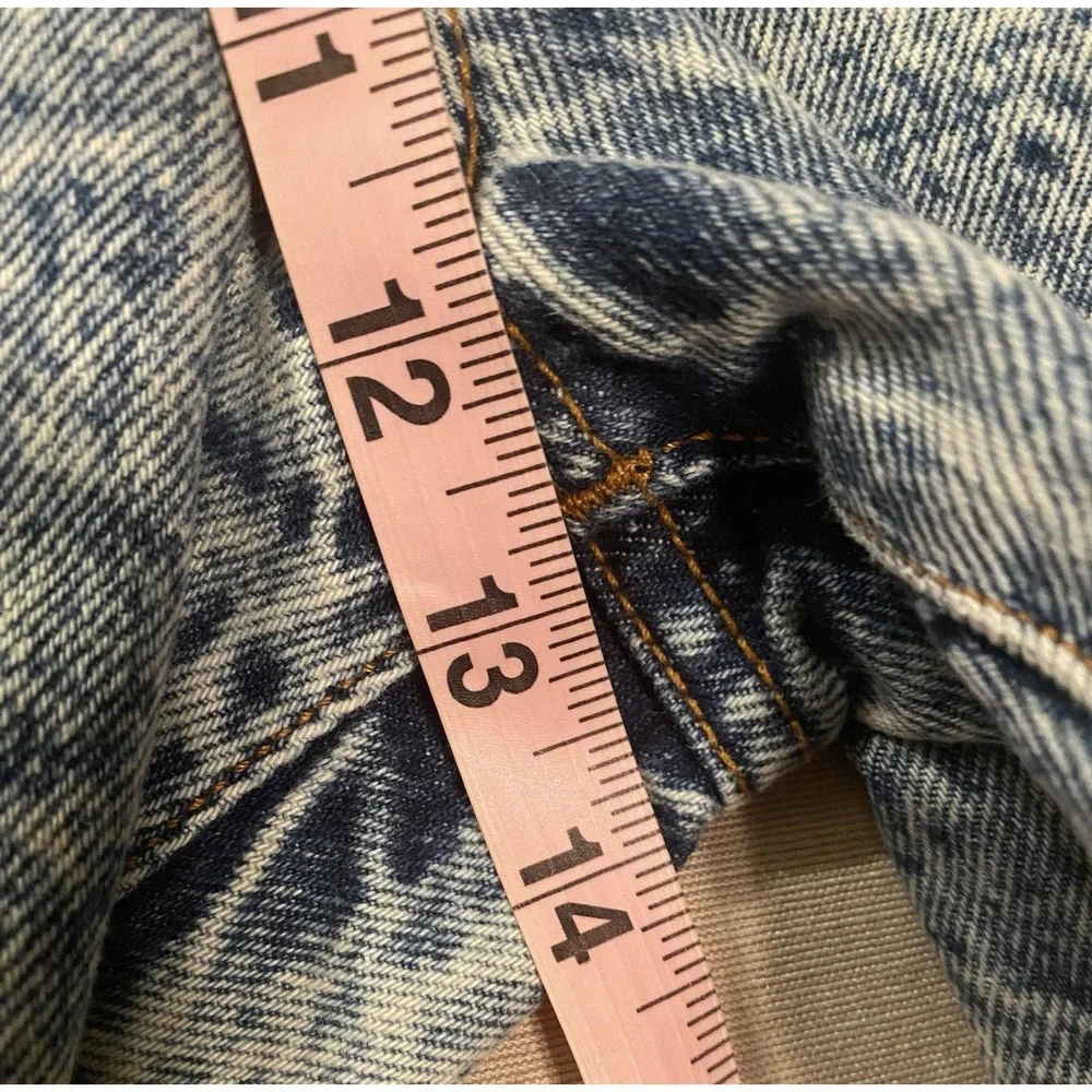 Vintage Kids Youth Boys Girls Levi's 505 Acid Washed Jeans Size 16 31